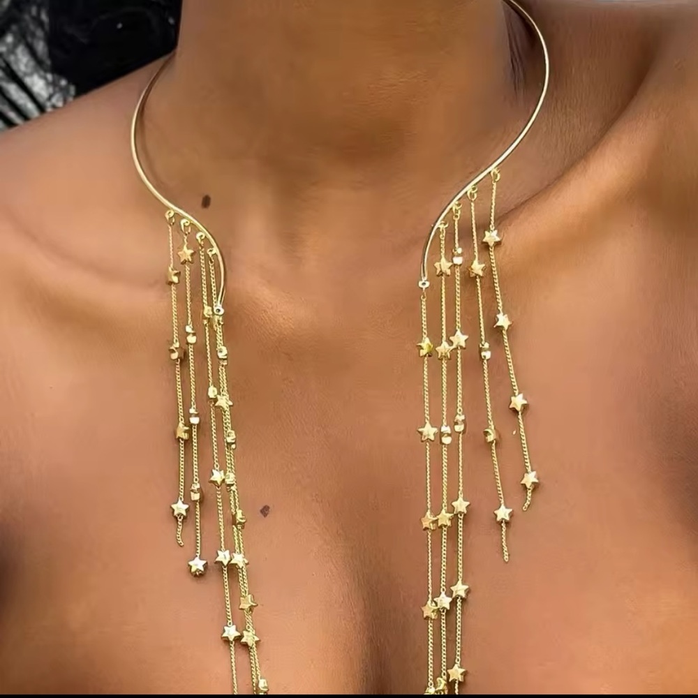 Sole - New Trend Necklace - Open Circle Torques